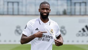 20/06/22 REAL MADRID PRESENTACION DE ANTONIO RUDIGER COMO NUEVO JUGADOR 