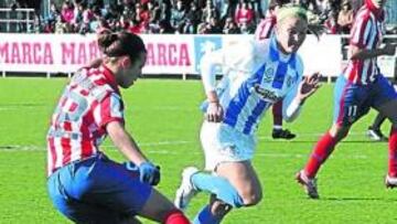 Marianela, ante el Sporting.