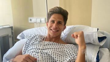 Simeone, operado de una fractura de peron¨¦ y luxaci¨®n de tobillo