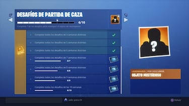 Filtrado el skin del desafío Partida de Caza de Fortnite