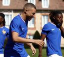 ¡Rompe redes! Atención al golazo de Kylian Mbappé en entrenamiento con Francia