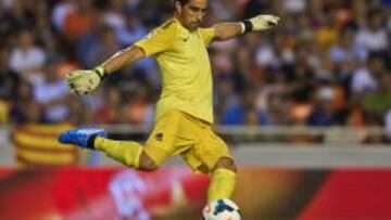 Bravo, durante un partido de Liga.