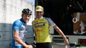 Armstrong y Tinkov.