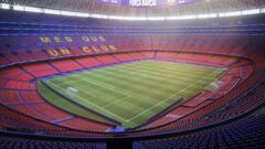 El interior del Spotify Camp Nou.