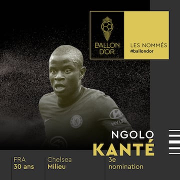 Ngolo Kanté, jugador del Chelsea.