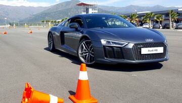 Audi Chile estrenó en pista el nuevo R8 Plus