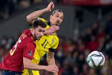 Aymeric Laporte y Zlatan Ibrahimovic.