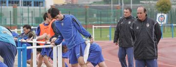 Jesús Tartilán, al mando de la Ponferradina en 2007.