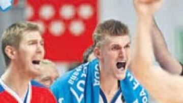 <b>PLETÓRICO. </b>Kirilenko celebra el pase a semifinales de Rusia.