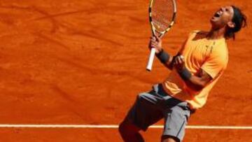 <b>SU TIERRA, SU REINO. </b>Nadal volvió a reinar ante Djokovic en la tierra de su santuario: Montecarlo.