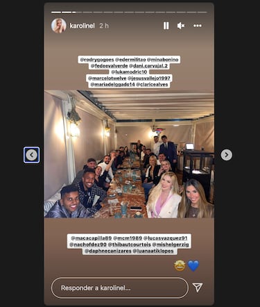 El Madrid sigue celebrando su gesta ante el PSG: as fue la cena de varios jugadores