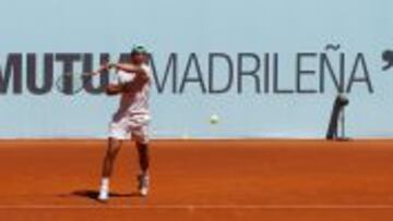 Nadal, en un entrenamiento. 