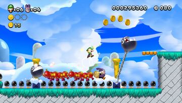 Captura de pantalla - New Super Mario Bros. U - Super Luigi U (WiiU)