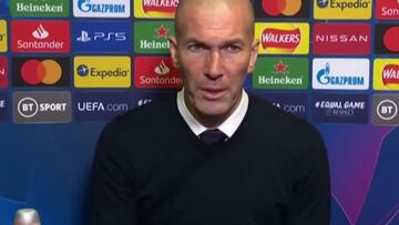 Zidane: "Tuvieron ocasiones para hacer muchos goles"