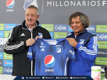 Alberto Gamero se presentó con la plantilla, dirigió su primer entrenamiento y habló en rueda de prensa del proyecto que comenzará en 2020 en Millonarios. 