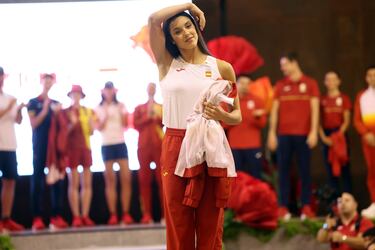 El Centro Cultural de San Marcos fue el lugar elegido para  presentar la vestimenta del equipo español olímpico.