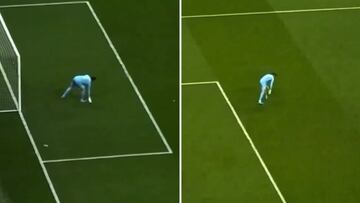 Courtois collects storm of lighters thrown by Atlético fans in intense Madrid derby