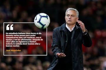 "Dios tiene que pensar que soy un tío cojonudo": las mejores frases de José Mourinho