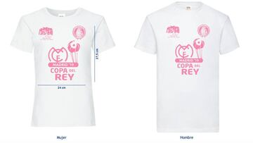 Camiseta conmemorativa para la Copa del Rey de la peña Ojos de Tigre.