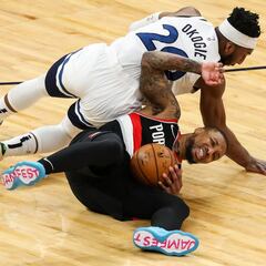 Ricky lidera, Edwards explota y los Wolves sobreviven a Lillard