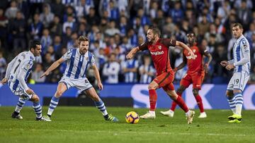 Real Sociedad - Sevilla en directo: LaLiga Santander en vivo