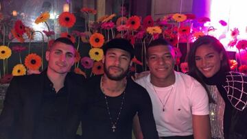 Nueva fiesta en el vestuario del PSG: los jugadores celebraron el cumpleaños de Verratti