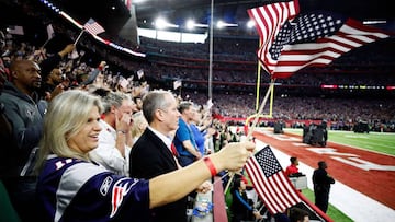 Rojo, azul y blanco; los colores del Super Bowl LI