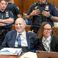 Harvey Weinstein sparks outrage by laughing during pre-trial hearing in Manhattan