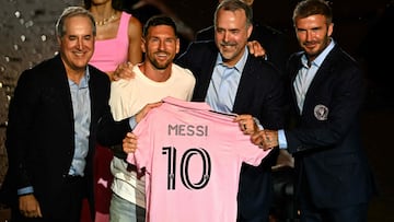 The MLS club officially unveils Messi at DRV PNK Stadium after months of speculation regarding the Argentine’s next destination.