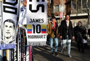 James vuelve con su magia y marca doblete en el duelo del Real Madrid contra el Sevilla, partido de ida de los octavos de final de la Copa del Rey.