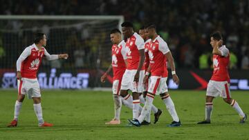 Tolima perdió 0-1 contra Santa Fe en el estadio Manuel Murillo de Ibagué pero se impuso 4-3 en penales y clasificó a la semifinal de la Liga Águila.