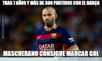 Mascherano, André Gomes y Alcácer protagonistas de los memes más divertidos