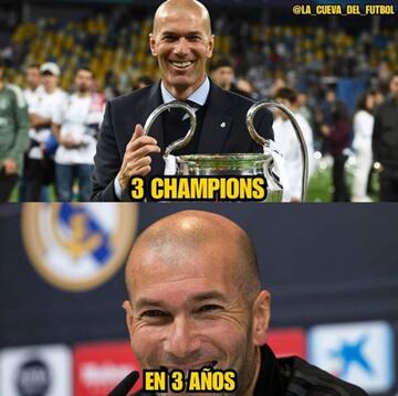 Los mejores memes de la dimisión de Zidane