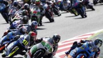 Las carreras de Moto3 están siendo muy emocionantes y hay varios aspirantes al título.