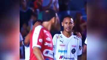 El fántastico gol que orquestó Neymar en sus inicios