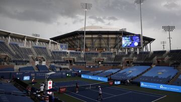 Instalaciones de Flushing Meadows en Nueva York.