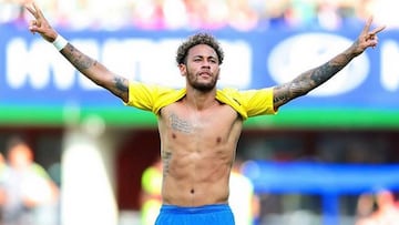 Neymar estrena nuevo tatuaje: &ldquo;Gigante por naturaleza&rdquo;
