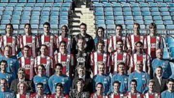 La plantilla del Atlético.