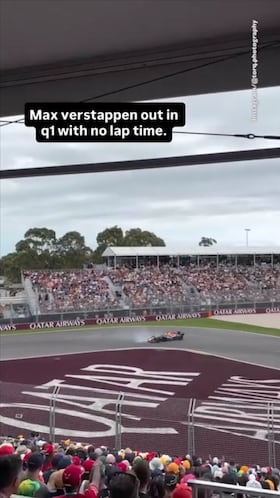 En pleno inicio de su Calificación se provocó su abandono y con dolor en una de sus muñecas.