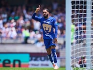Olavio Vieira Dos Santos Junior Juninho of Pumas during the 14th round match between Pumas UNAM and Mazatlan FC as part of the Liga BBVA MX Varonil, Torneo Clausura 2026 at Olimpico Universitario Stadium, on April 12, 2026 in Mexico City, Mexico.