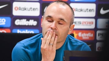 Iniesta no desvela su futuro: "Cualquier escenario que no sea Europa"