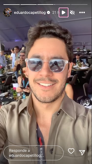Famosos que están disfrutando del GP de México