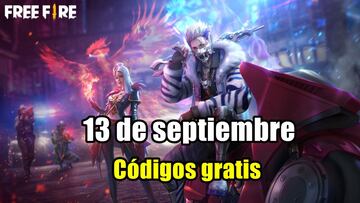 Códigos Free Fire de hoy 13 de septiembre de 2021; todas las recompensas gratis