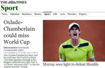 Portadas de la prensa extranjera