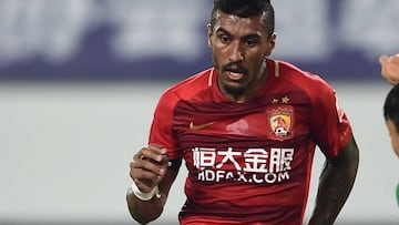 Paulinho lleva siete goles y tres asistencias en China