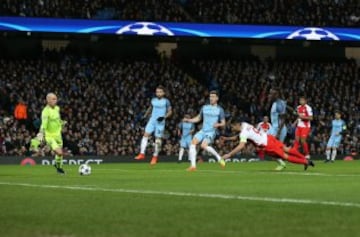 El delantero colombiano marcó el primer y el tercer gol del Mónaco en el partido ante el Manchester City, en Inglaterra, en la ida de los octavos de final de Champions League.