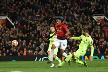 Gerard Piqu¨¦ y Anthony Martial.