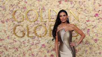 Demi Moore rompe en llanto durante el discurso de aceptación de su primer Golden Globe: “El universo me dijo que todavía no había terminado”.