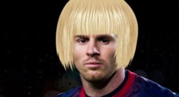 Leo Messi goes blonde and the internet responds