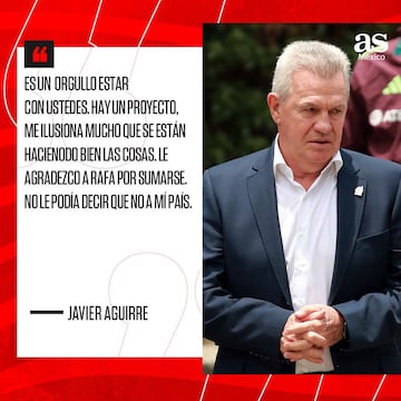 Las mejores frases de la presentación de Javier Aguirre